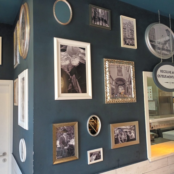 Dentro do restaurante 